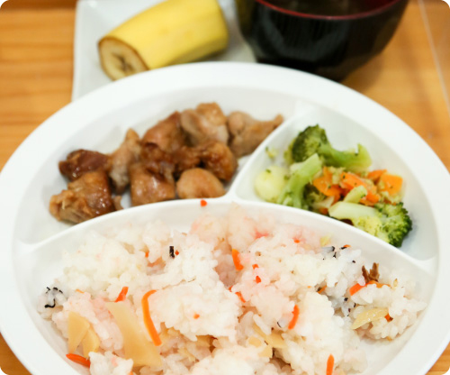 安全でおいしいこだわりの食事
